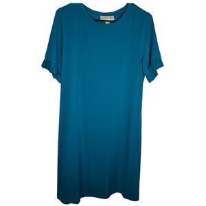 Michael Kors Teal Midi Dress